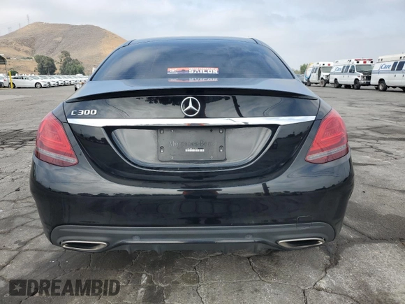 2020 Mercedes-Benz C 300 with VIN W1KWF8DBXLR592547, listed as a Copart auction lot 59551835 with 73,047 mi miles and Salvage title. Bid and sale history available at DreamBid. Image 6.