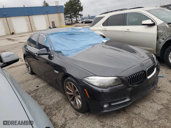 2016 BMW 5 Series 528i xDrive with VIN WBA5A7C57GG146252, listed as a Copart auction lot 50019405 with 0 mi miles and Clean Title. Bid and sale history available at carsss.com. Image 4.