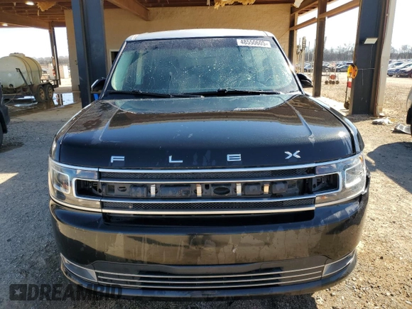 2015 Ford Flex Limited z VIN 2FMGK5D85FBA02108, wystawiony jako Copart lot #48550605 z przebiegiem 212 192 mil mil oraz Szkoda całkowita • Salvage title. Historia ofert i sprzedaży dostępna na DreamBid. Obrazek 5.