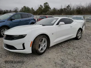 2020 Chevrolet Camaro 1LT with VIN 1G1FB1RS0L0109098, listed as a Copart auction lot 48210105 with 68,051 mi miles and Salvage Title. Bid and sale history available at carsss.com. Image 1.