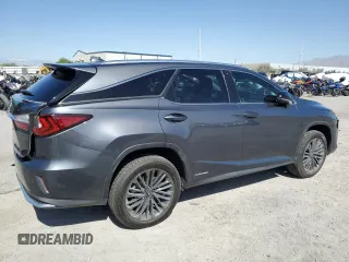 2022 Lexus RX with VIN JTJHGKFAXN2022736, listed as a Copart auction lot 53705284 with 24,642 mi miles and Salvage Title. Bid and sale history available at carsss.com. Image 3.