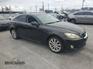 2008 Lexus IS with VIN JTHBK262482071014, listed as a Copart auction lot 53658945 with 127,798 mi miles and Salvage Title. Bid and sale history available at carsss.com. Image 4.