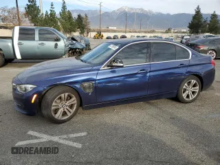 2017 BMW 3 Series 330e iPerformance with VIN WBA8E1C31HA030000, listed as a Copart auction lot 41706995 with 93,213 mi miles and Salvage Title. Bid and sale history available at carsss.com. Image 1.
