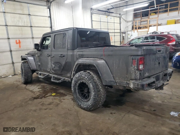 2021 Jeep Gladiator Sport with VIN 1C6JJTAG1ML532416, listed as a Copart auction lot 45050245 with 49,860 mi miles and Salvage Title. Bid and sale history available at carsss.com. Image 2.