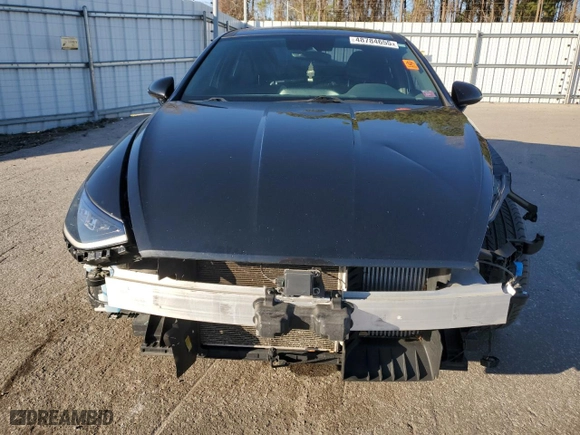2021 Hyundai Sonata N Line with VIN 5NPEK4JCXMH114791, listed as a Copart auction lot 48784655 with 86,627 mi miles and Salvage Title. Bid and sale history available at carsss.com. Image 5.