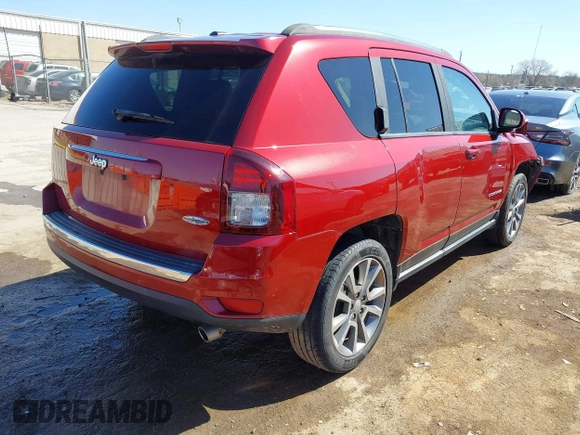 2017 Jeep Compass High Altitude with VIN 1C4NJCEA0HD117958, listed as a IAAI auction lot 41814287 with 74,762 mi miles and . Bid and sale history available at DreamBid. Image 4.