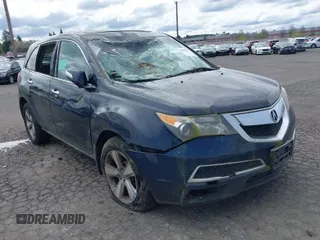 2011 Acura MDX Tech Pkg with VIN 2HNYD2H67BH510866, listed as a IAAI auction lot 42009473 with 1 mi miles. Bid and sale history available at carsss.com. Image 1.