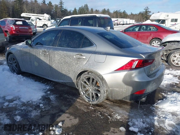 2015 Lexus IS 250 with VIN JTHCF1D28F5021296, listed as a IAAI auction lot 41572678 with 40,089 mi miles and . Bid and sale history available at DreamBid. Image 3.