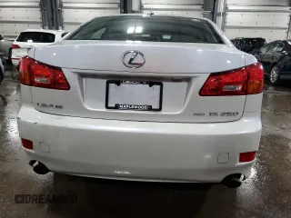 2008 Lexus IS 250 z VIN JTHCK262282025864, wystawiony jako Copart lot #56234545 z przebiegiem Nie podano mil oraz Czysty tytuł • Clean title. Historia ofert i sprzedaży dostępna na DreamBid. Obrazek 6.