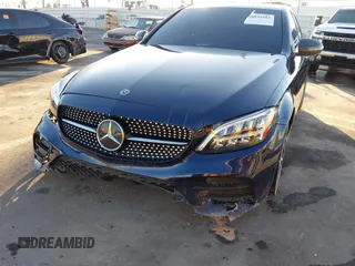 2020 Mercedes-Benz C 300 with VIN W1KWF8DB0LR566247, listed as a IAAI auction lot 40935203 with 29,543 mi miles and . Bid and sale history available at carsss.com. Image 6.