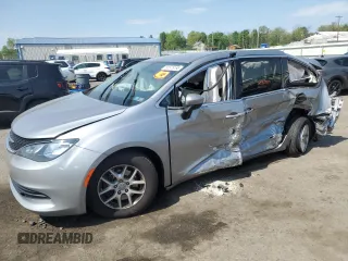 2017 Chrysler Pacifica Touring with VIN 2C4RC1DGXHR517349, listed as a Copart auction lot 55576195 with Not provided miles and Salvage title. Bid and sale history available at DreamBid. Image 1.