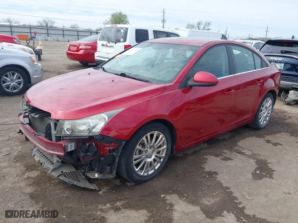 2012 Chevrolet Cruze ECO with VIN 1G1PJ5SC2C7223998, listed as a IAAI auction lot 41864782 with 65,962 mi miles. Bid and sale history available at carsss.com. Image 18.