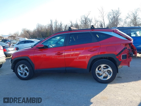 2022 Hyundai Tucson SEL with VIN 5NMJBCAE2NH131089, listed as a IAAI auction lot 41705654 with 14,362 mi miles. Bid and sale history available at carsss.com. Image 15.