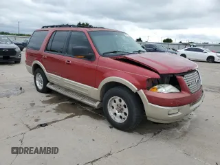 2005 Ford Expedition Eddie Bauer with VIN 1FMFU17585LA11013, listed as a Copart auction lot 55997105 with 156,530 mi miles and Salvage title. Bid and sale history available at DreamBid. Image 4.