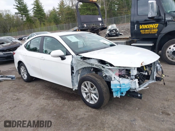 2025 Toyota Camry LE с VIN 4T1DBADK5SU522109, выставлен на аукционе IAAI как лот 42220850 с пробегом 298 миль миль и . История ставок и продаж доступна на DreamBid. Изображение 1.