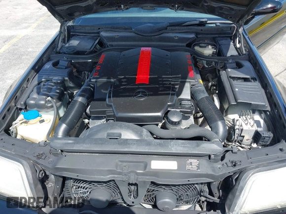 2001 Mercedes-Benz SL-Class with VIN WDBFA68F71F196390, listed as a IAAI auction lot 42128119 with 65,010 mi miles. Bid and sale history available at carsss.com. Image 10.