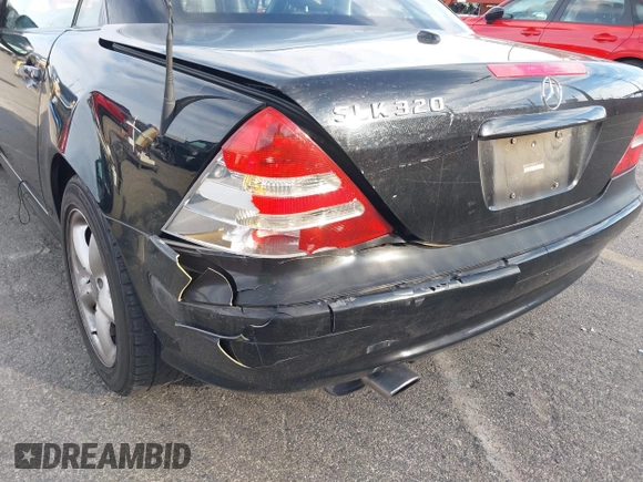 2003 Mercedes-Benz SLK 320 with VIN WDBKK65F43F281612, listed as a IAAI auction lot 41674178 with 153,517 mi miles and . Bid and sale history available at DreamBid. Image 6.
