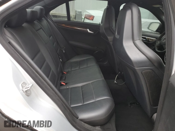 2009 Mercedes-Benz C 63 AMG with VIN WDDGF77X29F200760, listed as a Copart auction lot 42712085 with 190,527 mi miles and Salvage Title. Bid and sale history available at DreamBid. Image 10.