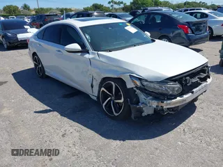 2020 Honda Accord Sport with VIN 1HGCV2F32LA015787, listed as a IAAI auction lot 41743189 with 67,509 mi miles and . Bid and sale history available at DreamBid. Image 1.
