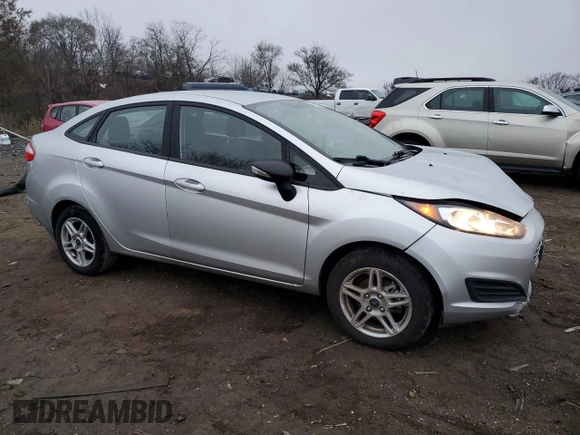 2017 Ford Fiesta SE with VIN 3FADP4BJ0HM158928, listed as a Copart auction lot 83893384 with 15,653 mi miles and Salvage Title. Bid and sale history available at DreamBid. Image 4.