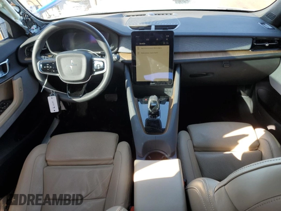 2021 Polestar 2 Launch Edition with VIN LPSED3KA0ML006413, listed as a Copart auction lot 43649695 with 30,407 mi miles and Salvage Title. Bid and sale history available at DreamBid. Image 8.