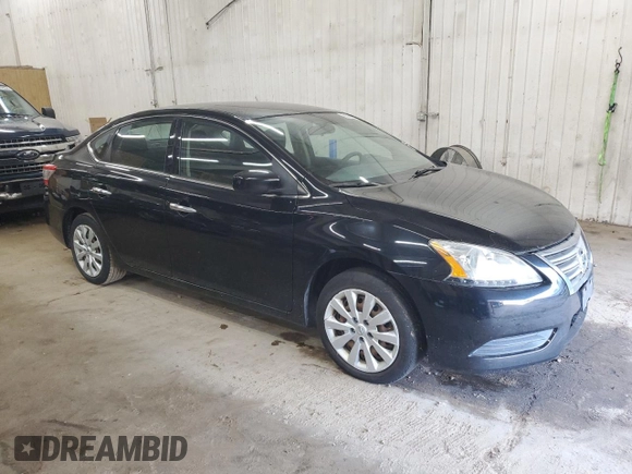 2014 Nissan Sentra S with VIN 3N1AB7AP0EY202677, listed as a Copart auction lot 80397084 with 113,060 mi miles and Non Repairable. Bid and sale history available at DreamBid. Image 4.