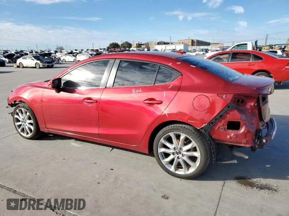 2015 Mazda 3 S Grand Touring with VIN JM1BM1W38F1228979, listed as a Copart auction lot 87302404 with 113,510 mi miles and Salvage Title. Bid and sale history available at DreamBid. Image 2.
