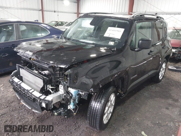 2020 Jeep Renegade Latitude with VIN ZACNJBBB5LPL69624, listed as a IAAI auction lot 41481985 with 45,432 mi miles. Bid and sale history available at carsss.com. Image 2.
