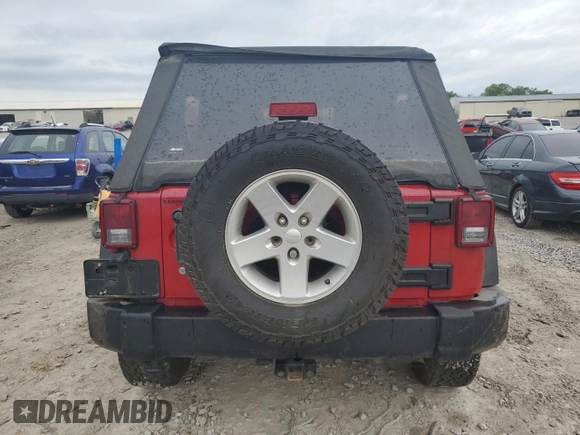 2012 Jeep Wrangler Unlimited Sport z VIN 1C4BJWDG0CL272440, wystawiony jako Copart lot #56044005 z przebiegiem 143 117 mil mil oraz Szkoda całkowita • Salvage title. Historia ofert i sprzedaży dostępna na DreamBid. Obrazek 6.