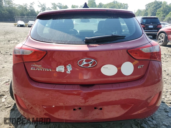 2013 Hyundai Elantra with VIN KMHD35LE5DU136986, listed as a Copart auction lot 60551325 with 66,355 mi miles and Salvage title. Bid and sale history available at DreamBid. Image 6.