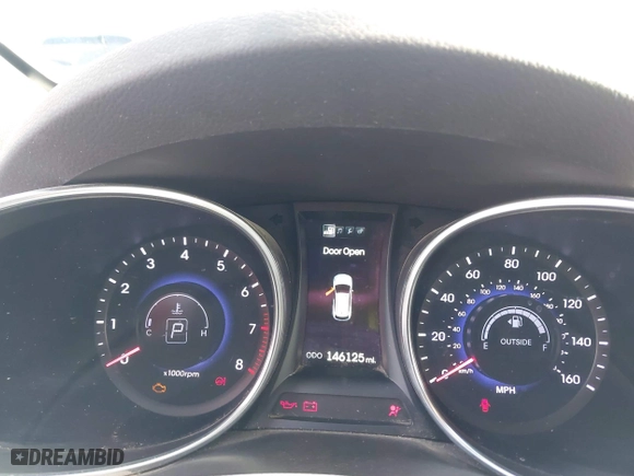 2013 Hyundai Santa Fe Limited with VIN KM8SR4HF0DU004137, listed as a IAAI auction lot 42057197 with 146,125 mi miles. Bid and sale history available at carsss.com. Image 7.