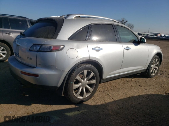 2006 Infiniti FX35 with VIN JNRAS08W56X205448, listed as a Copart auction lot 55105954 with 166,318 mi miles and Non Repairable. Bid and sale history available at carsss.com. Image 3.