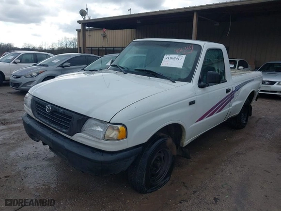 1998 Mazda B-Series 2WD Truck SX with VIN 4F4YR12C1WTM04588, listed as a IAAI auction lot 41563617 with 348,698 mi miles. Bid and sale history available at carsss.com. Image 2.