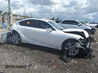 2023 Lexus IS with VIN JTHCA1D24P5128510, listed as a Copart auction lot 45921535 with 999,999 mi miles and Non Repairable. Bid and sale history available at carsss.com. Image 4.