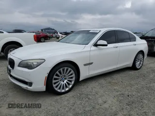 2012 BMW 7 Series 750i xDrive with VIN WBAKC6C56CDX99416, listed as a Copart auction lot 47845335 with 114,198 mi miles and Salvage Title. Bid and sale history available at DreamBid. Image 1.