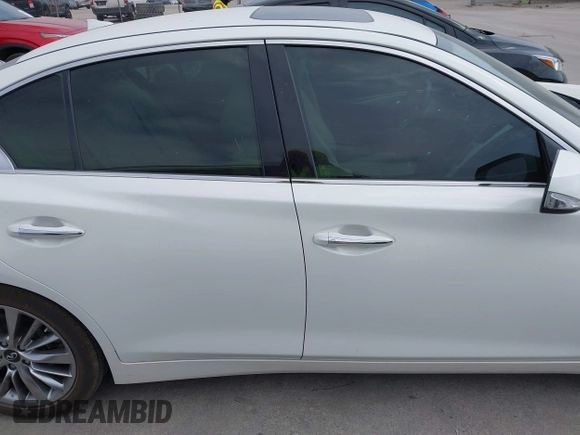 2020 Infiniti Q50 Pure z VIN JN1EV7AP7LM201535, wystawiony jako IAAI lot #42055768 z przebiegiem 49 296 mil mil oraz . Historia ofert i sprzedaży dostępna na DreamBid. Obrazek 13.