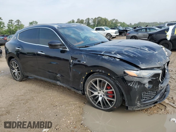 2017 Maserati Levante with VIN ZN661XUL4HX225995, listed as a Copart auction lot 54788175 with 45,276 mi miles and Salvage Title. Bid and sale history available at carsss.com. Image 4.