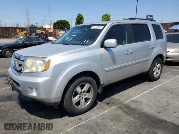 2009 Honda Pilot EX-L with VIN 5FNYF48649B028206, listed as a Copart auction lot 54773965 with 167,134 mi miles and Salvage Title. Bid and sale history available at carsss.com. Image 1.