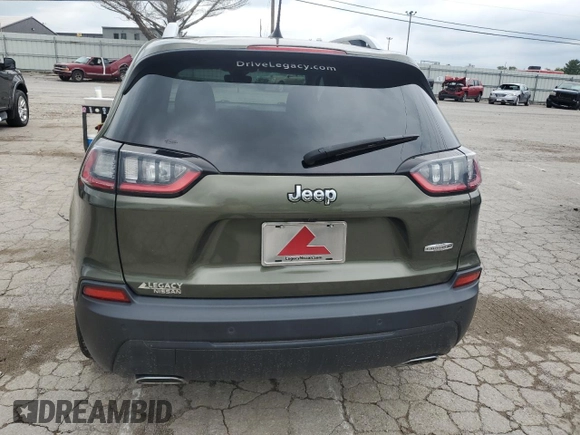 2021 Jeep Cherokee Latitude Lux with VIN 1C4PJLMNXMD144236, listed as a Copart auction lot 75487924 with 30,865 mi miles and Salvage Title. Bid and sale history available at carsss.com. Image 6.