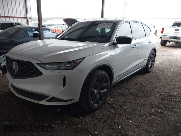 2023 Acura MDX w/A-Spec Package with VIN 5J8YE1H03PL011213, listed as a IAAI auction lot 41177239 with 22,575 mi miles. Bid and sale history available at carsss.com. Image 18.