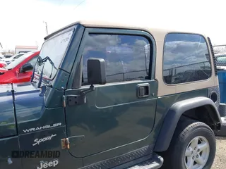 2002 Jeep Wrangler Sport with VIN 1J4FA49S62P743771, listed as a IAAI auction lot 41791205 with 186,622 mi miles. Bid and sale history available at carsss.com. Image 15.