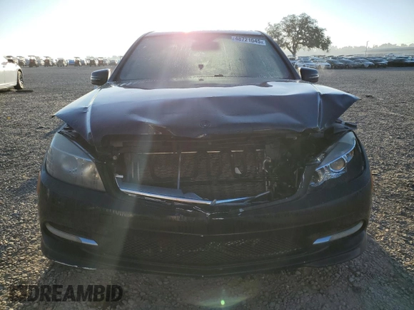 2011 Mercedes-Benz C with VIN WDDGF5EB8BA520485, listed as a Copart auction lot 48721045 with 167,179 mi miles and Salvage Title. Bid and sale history available at carsss.com. Image 5.