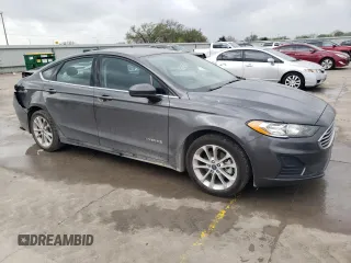 2019 Ford Fusion Hybrid SE with VIN 3FA6P0LU8KR256531, listed as a Copart auction lot 44601243 with 65,642 mi miles. Bid and sale history available at carsss.com. Image 4.