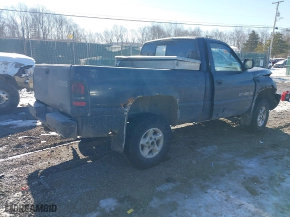 2001 Dodge Ram 1500 with VIN 1B7HF16Y41S762385, listed as a IAAI auction lot 41428354 with 189,944 mi miles. Bid and sale history available at carsss.com. Image 4.