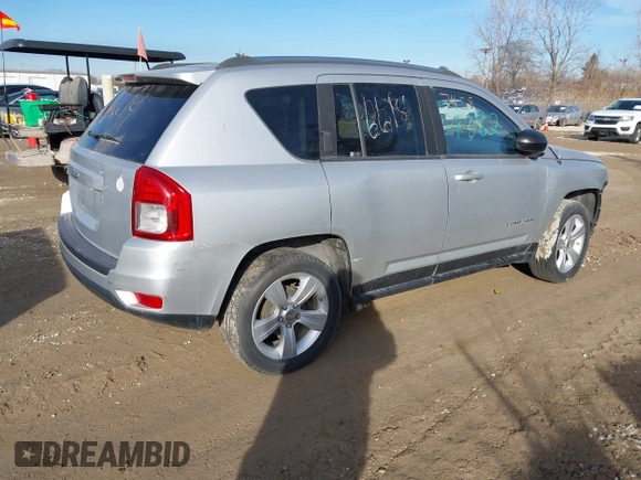 2012 Jeep Compass Sport with VIN 1C4NJCBA9CD716418, listed as a IAAI auction lot 41537458 with 111,532 mi miles. Bid and sale history available at carsss.com. Image 4.