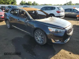 2014 Kia Cadenza Premium with VIN KNALN4D76E5131857, listed as a Copart auction lot 62322354 with Not Provided miles and Salvage Title. Bid and sale history available at carsss.com. Image 4.