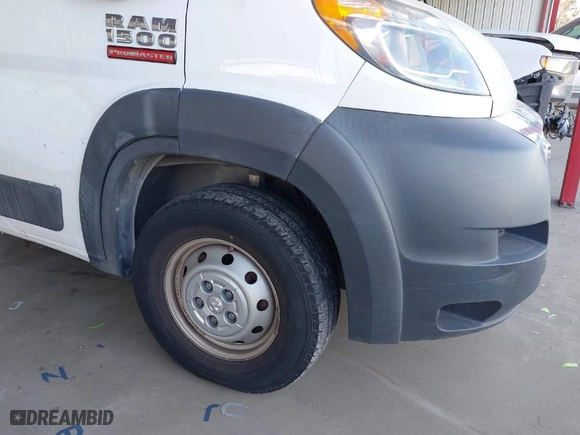 2017 Ram ProMaster Cargo Van with VIN 3C6TRVBG8HE542757, listed as a IAAI auction lot 41665335 with 72,358 mi miles. Bid and sale history available at carsss.com. Image 17.