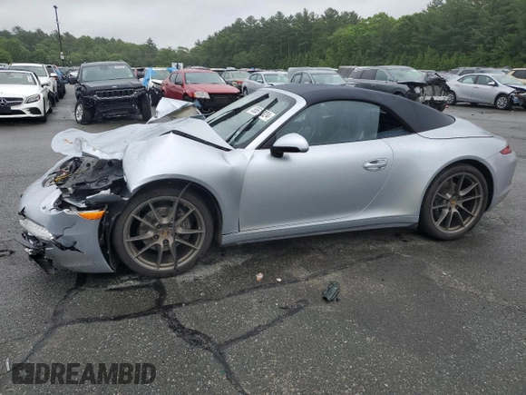 2016 Porsche 911 Carrera with VIN WP0CA2A93GS141145, listed as a Copart auction lot 55515024 with 29,005 mi miles and Salvage Title. Bid and sale history available at carsss.com. Image 1.