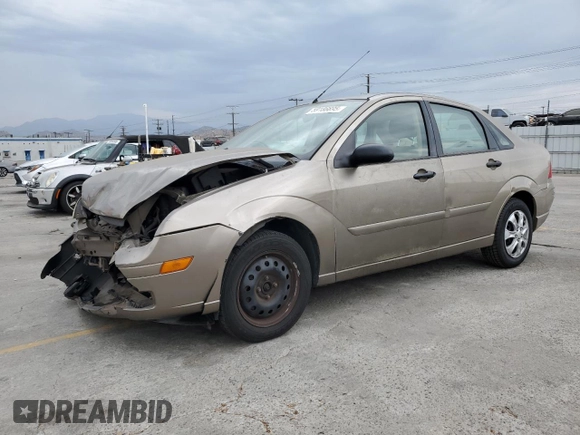 2005 Ford Focus S with VIN 1FAFP34N55W105530, listed as a Copart auction lot 59186695 with 136,204 mi miles and Salvage title. Bid and sale history available at DreamBid. Image 1.