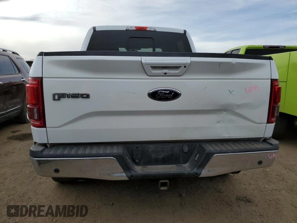 2017 Ford F-150 XL with VIN 1FTEW1EP4HKD27212, listed as a Copart auction lot 49503755 with 115,926 mi miles and Salvage Title. Bid and sale history available at carsss.com. Image 6.
